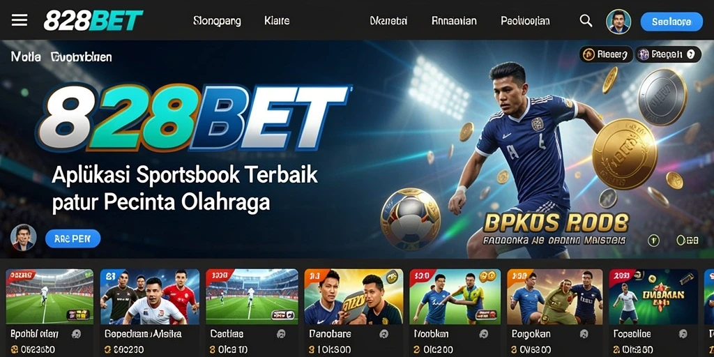 Tampilan gameplay dan fitur menarik dari 828BET.