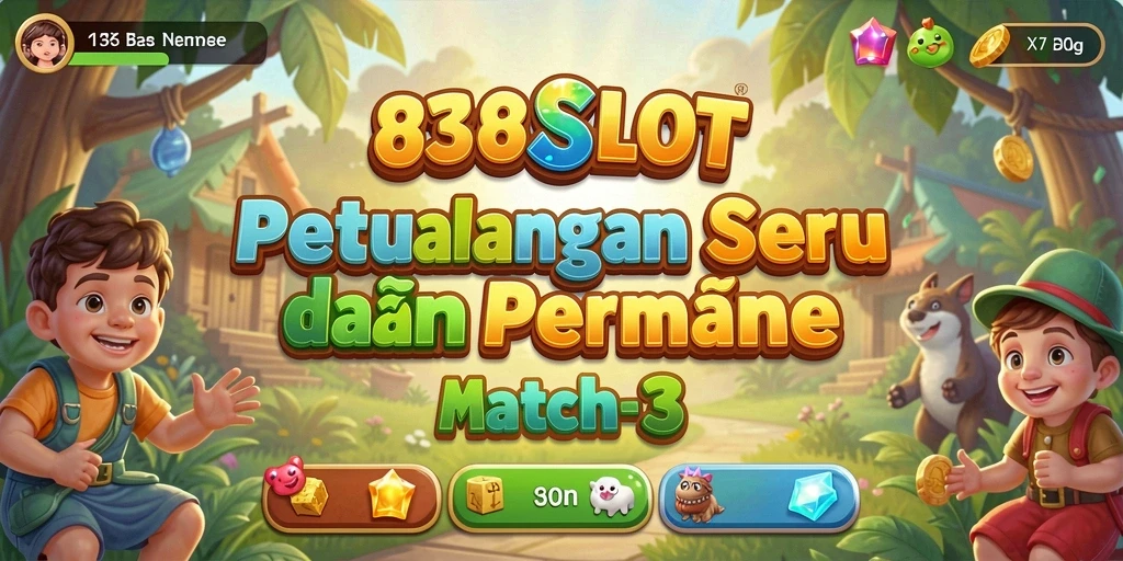 Gambaran gameplay seru dalam 8368SLOT dengan elemen Match-3 yang menarik.