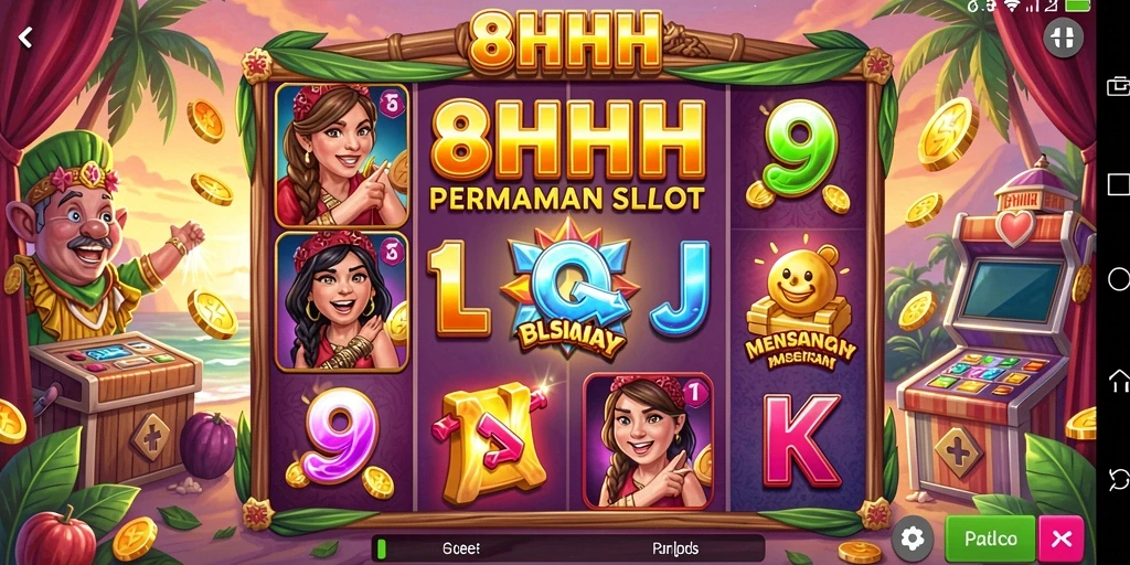 Gambaran gameplay Slot yang mendebarkan di 8HHH.