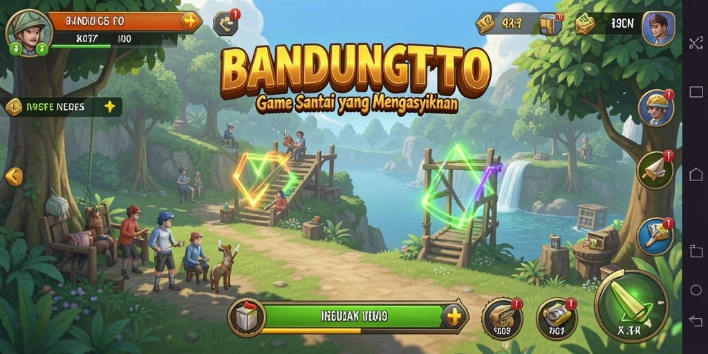 Tampilan gameplay <strong>BANDUNGTOTO</strong> yang cerah dan menarik.