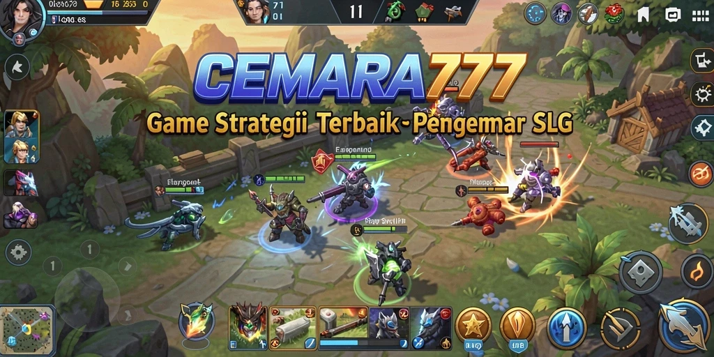 Tangkapan layar CEMARA777 menampilkan aksi seru dalam permainan strategi SLG.