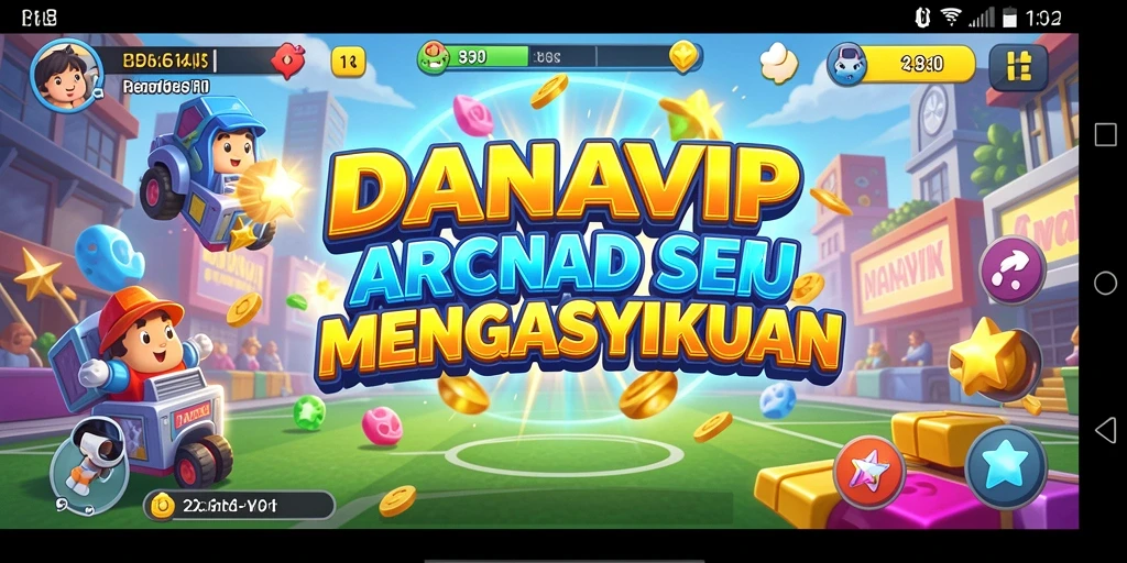 Screenshot utama menunjukkan gameplay menegangkan dan grafis cemerlang.