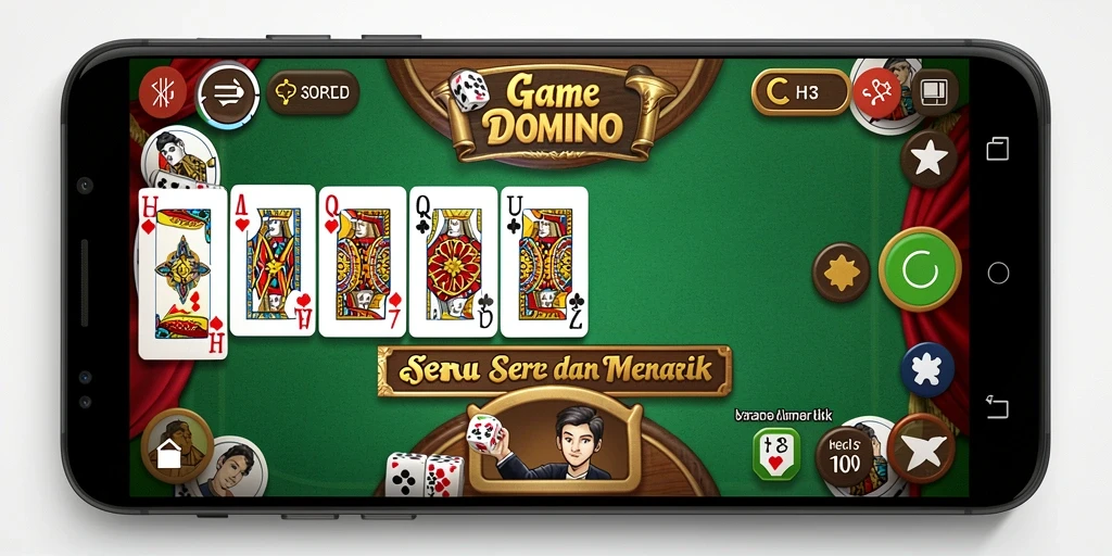 Tampilan gameplay H03 dengan karakter Domino yang menarik.