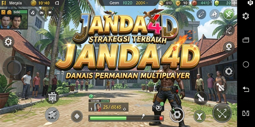 Tampilan screenshot JANDA4D dengan gameplay strategi yang mendebarkan.