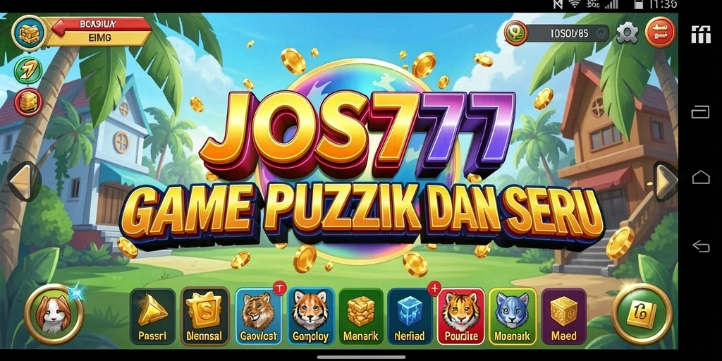 Gameplay JOSS777 yang seru dan menantang dalam menyelesaikan puzzle.