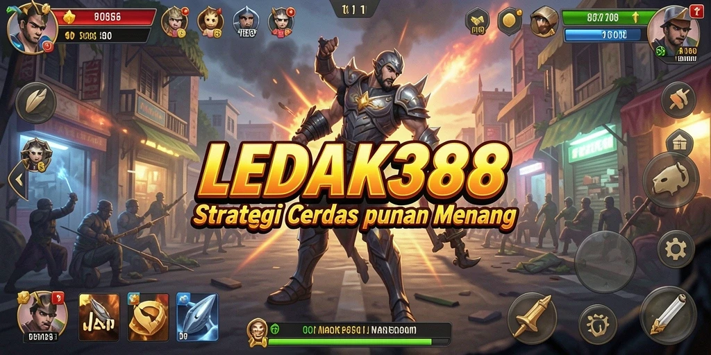 Tangkapan layar gameplay LEDAK388 menampilkan aksi strategis yang menarik.