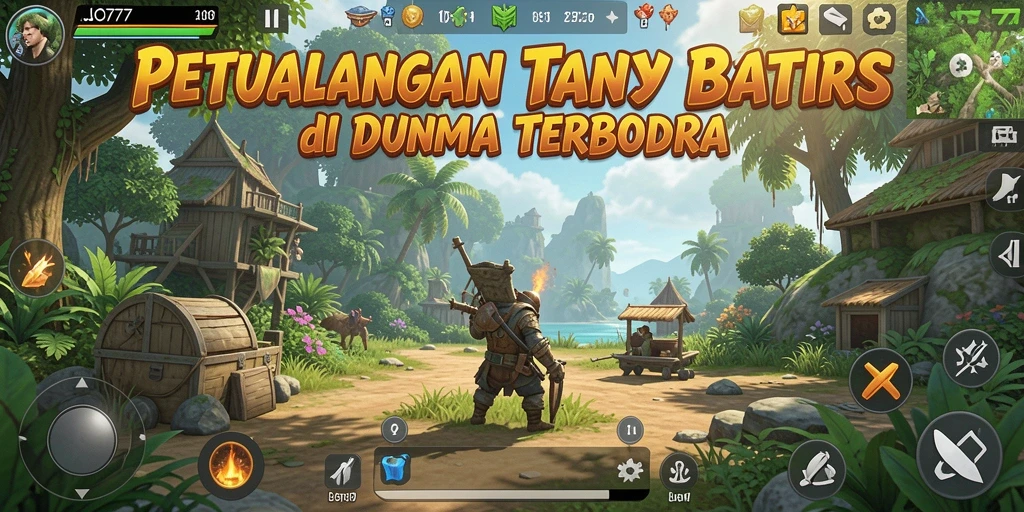Tangkapan layar LJO777 menampilkan aksi mendebarkan di dunia terbuka.