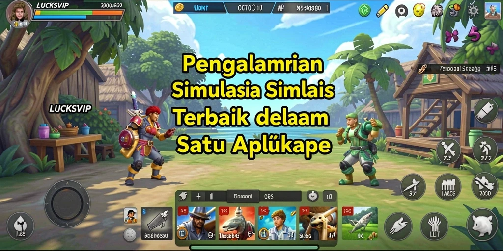 Screenshot <strong>LUCKSVIP</strong> menampilkan gameplay simulasi yang seru dan interaktif.