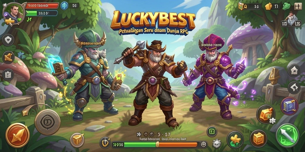Tampilan gameplay LUCKYBEST yang memukau dan menawan.