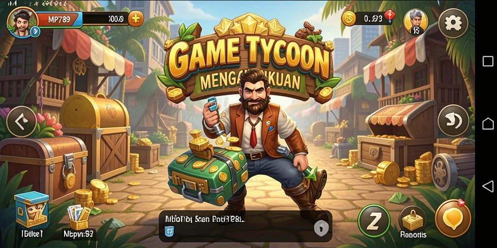 Gameplay menarik dari MVP789 yang menunjukkan kemajuan dalam bisnis Tycoon.