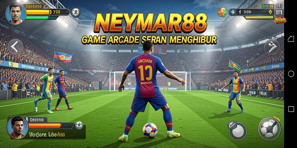 Tampilan gameplay seru dan menantang dari NEYMAR88.
