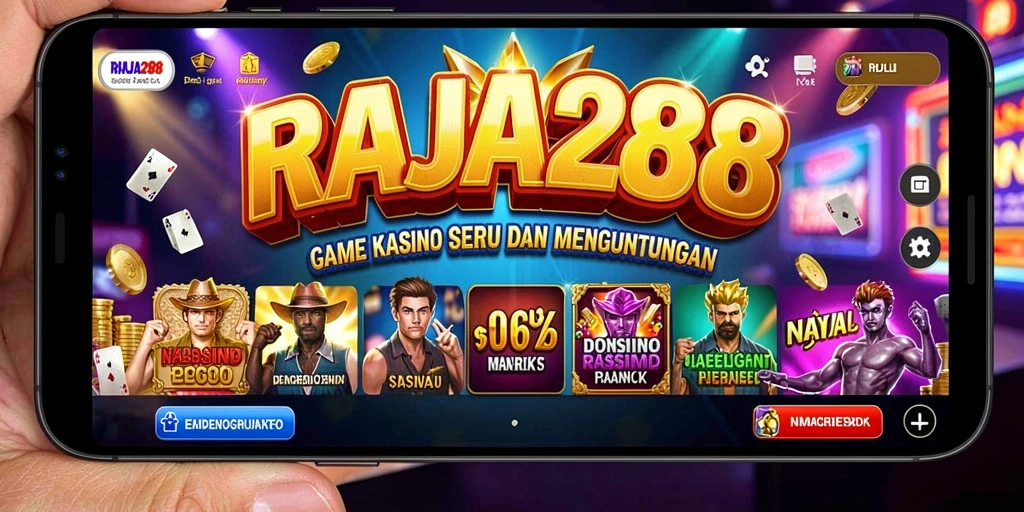 Screenshot RAJA288 menampilkan gameplay Kasino yang mendebarkan.
