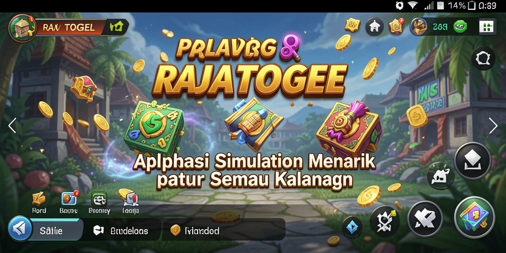 Tampilan gameplay RAJATOGEL yang menarik dan interaktif.