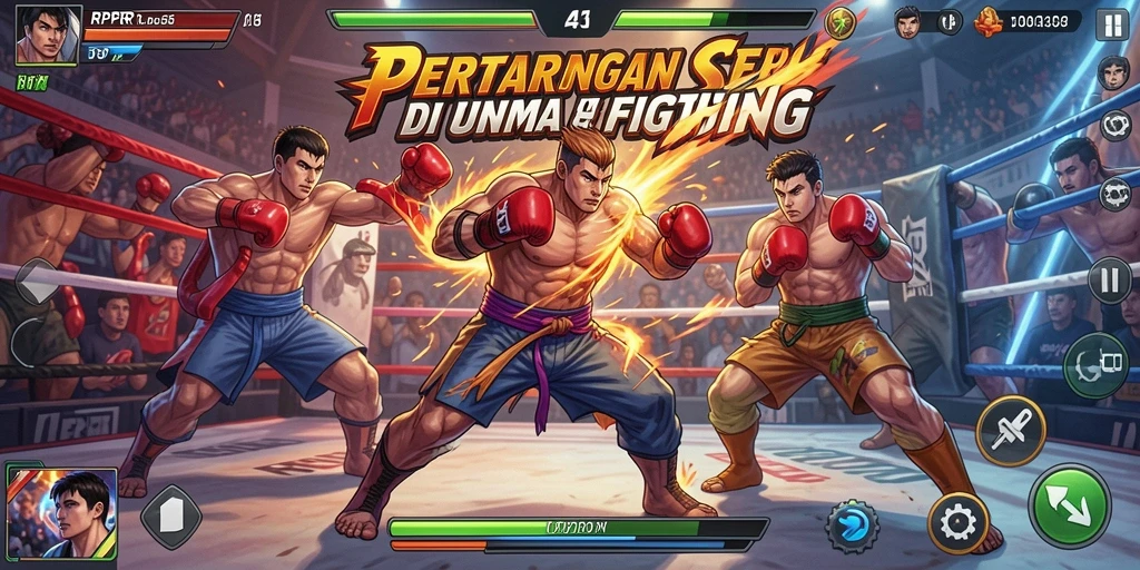Screenshot gameplay RPRR yang menunjukkan aksi pertarungan yang mendebarkan.