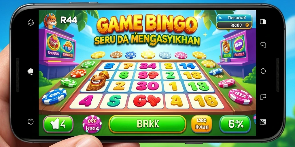 Tampilan gameplay seru dalam permainan Bingo RR44.