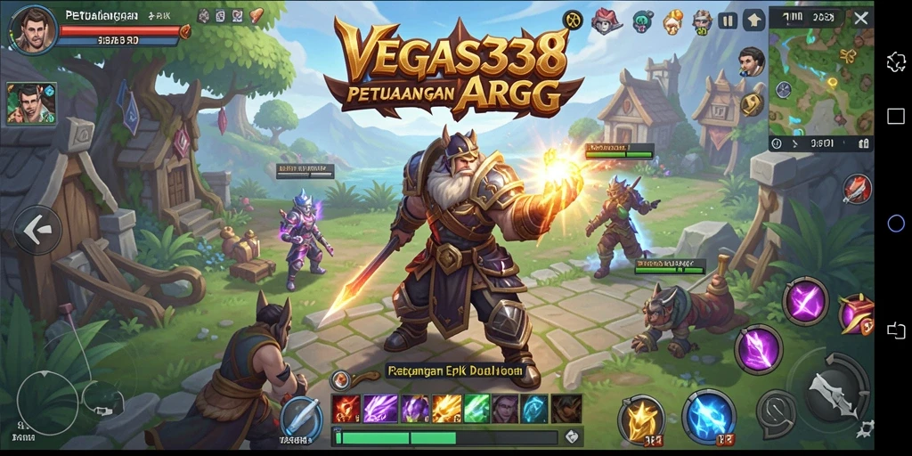 Tampilan seru gameplay ARPG di VEGAS338 dengan grafik memukau.