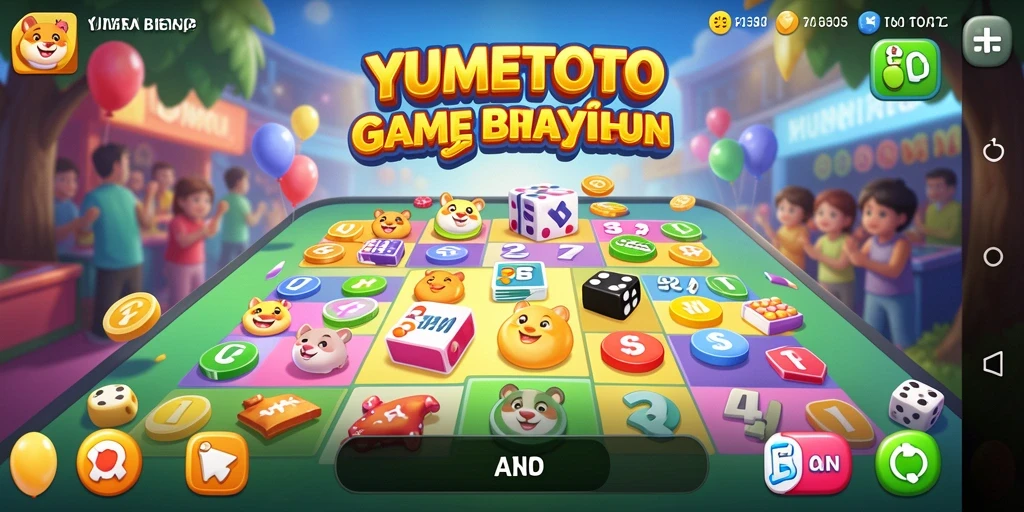 Screenshot gameplay YUMETOTO yang menampilkan keseruan permainan Bingo.