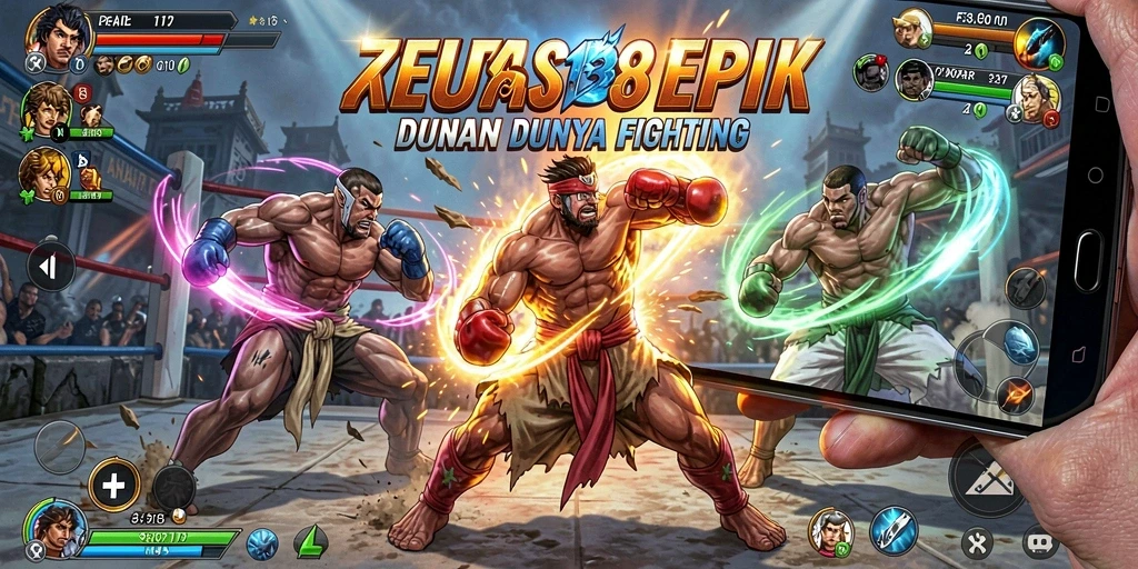 Gameplay mendebarkan dalam ZEUS138 dengan pertarungan antara karakter.
