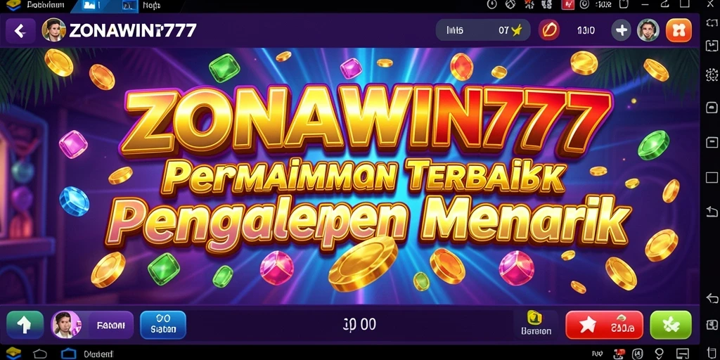 Tampilan gameplay menarik dari ZONAWIN777 dengan efek visual yang memukau.