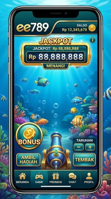 Tampilan antarmuka pengguna ee789 yang modern.